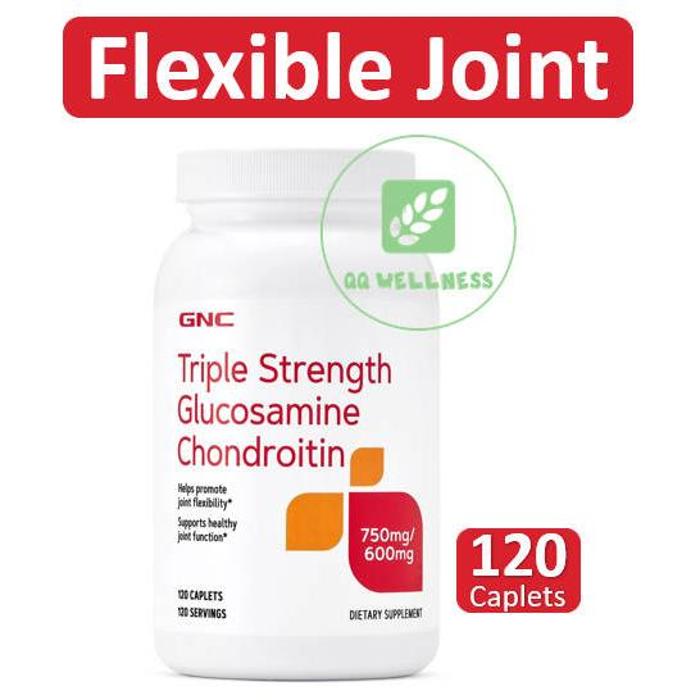 GNC Triple Strength Glucosamine Chondroitin 120 Caplets