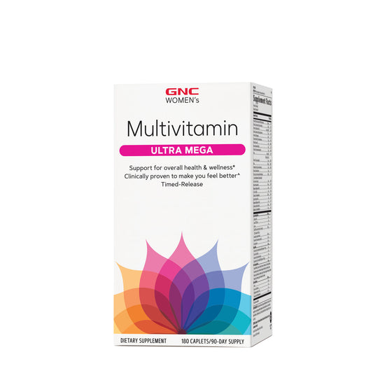 GNC Ultra Mega Women's Multivitamin 180 Time-release Caplets