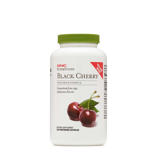 GNC SuperFoods Black Cherry VALUE SIZE 240 Capsules