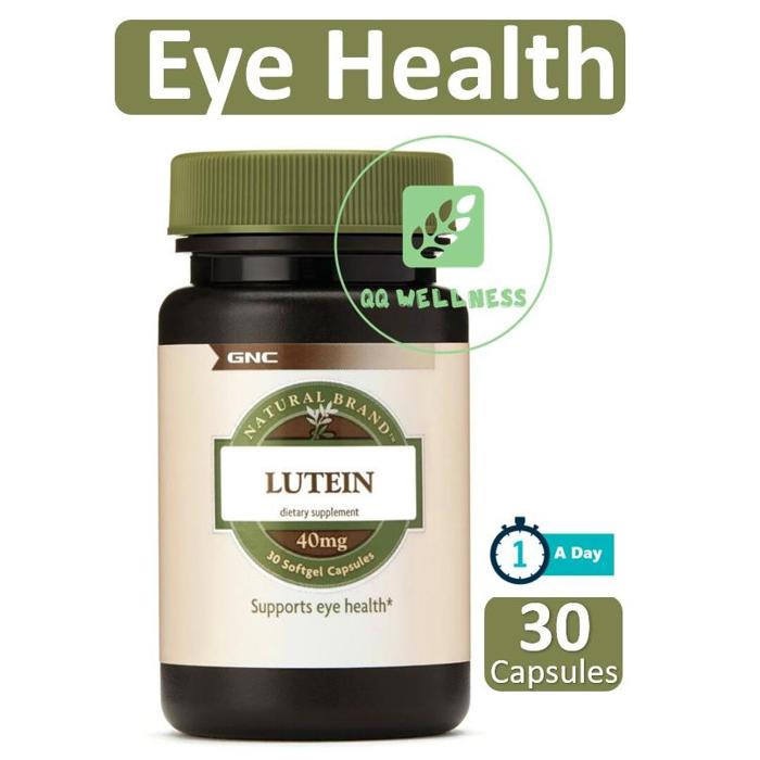 GNC Natural Brand Lutein 40 Mg 30 Softgels