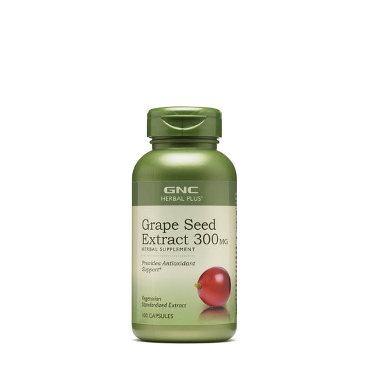 GNC Herbal Plus Grape Seed Extract 300 Mg 100 Capsules