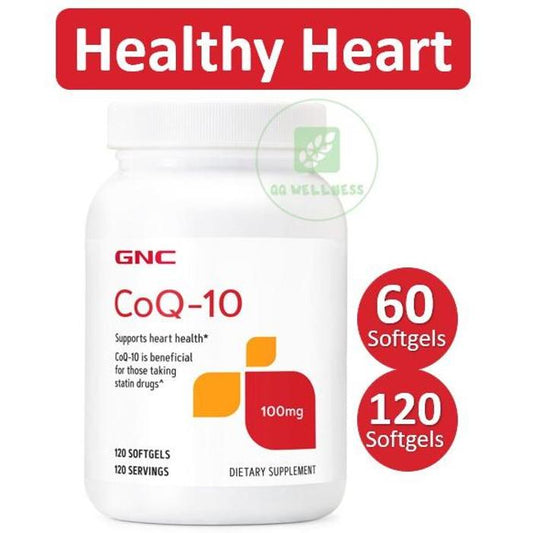 GNC CoQ-10 100 Mg 120 Softgels