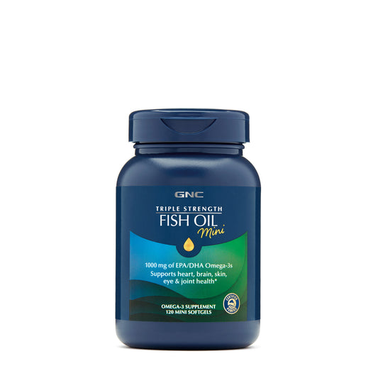 GNC Triple Strength Fish Oil 120 Mini Softgels